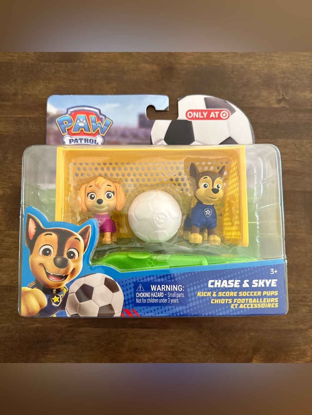 Paw Patrol Chase Skye Kick Score Soccer Pups Football Sports Collectible New